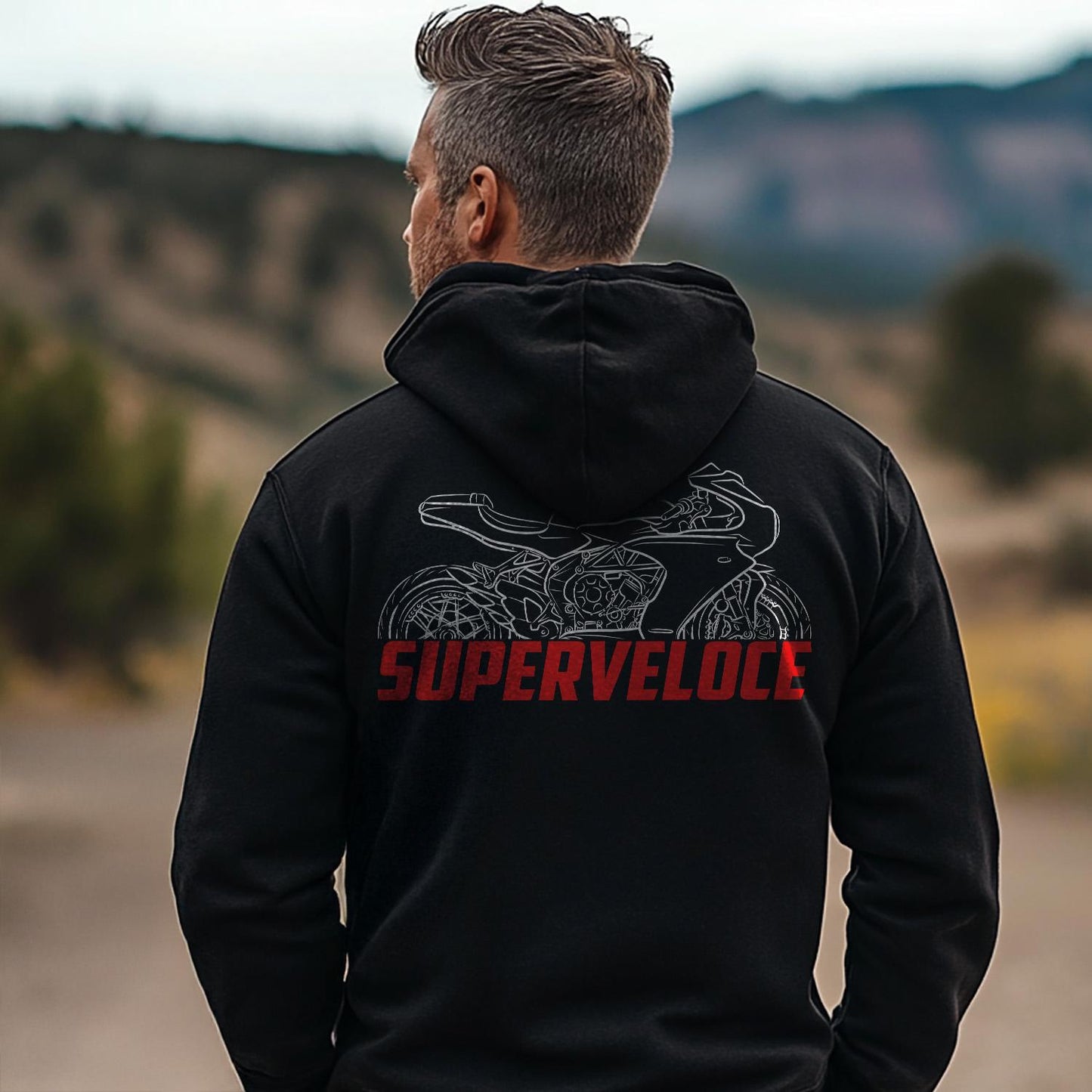 MV Agusta Superveloce 98 2024 Inspired Hoodie - Motorcycle Sweatshirt for Riders