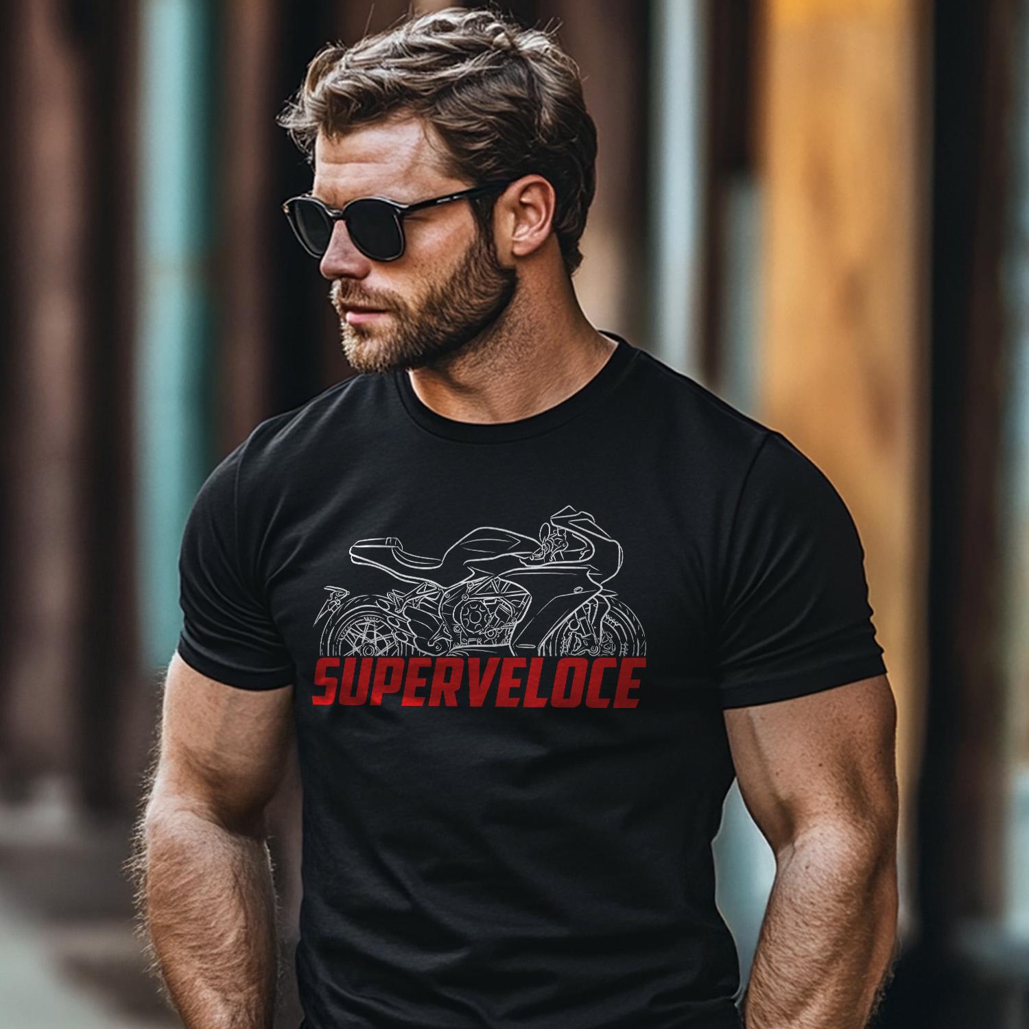 MV Agusta Superveloce 75 2021 Inspired T-Shirt - Motorcycle Tee Shirt for Riders