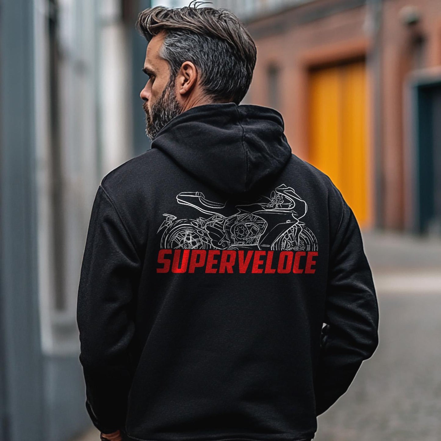 MV Agusta Superveloce 75 2021 Inspired Hoodie - Motorcycle Sweatshirt for Riders