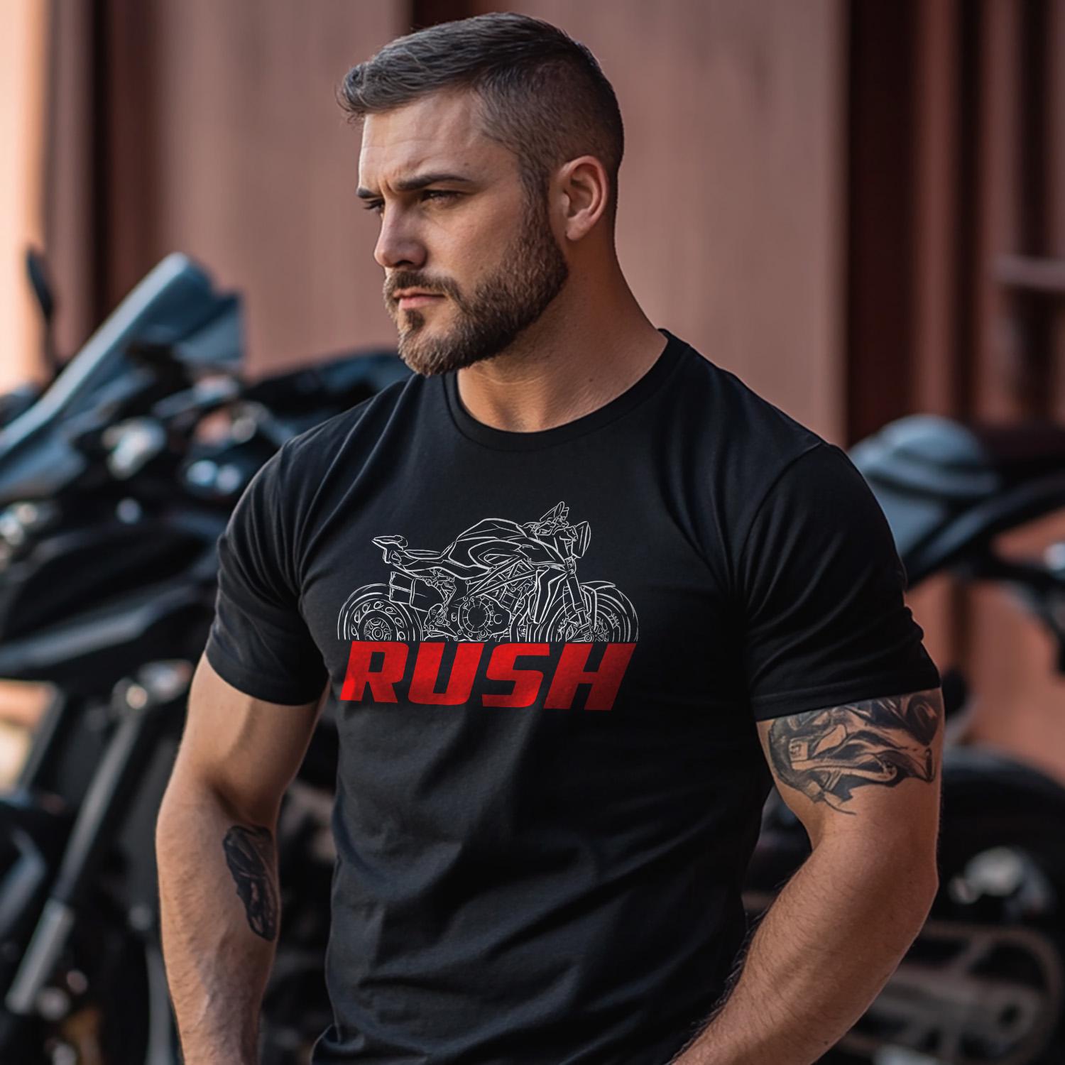 MV Agusta Rush 1000 Inspired T-Shirt - Motorcycle Tee Shirt for Riders