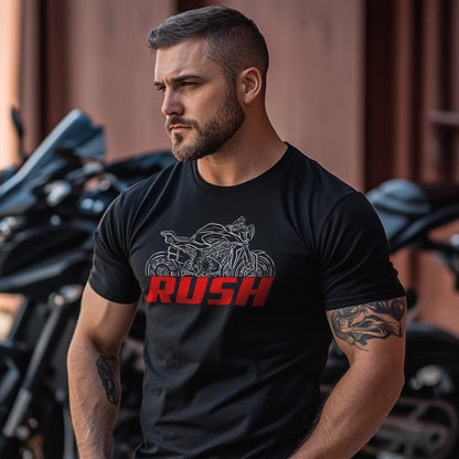 MV Agusta Rush 1000 Inspired T-Shirt - Motorcycle Tee Shirt for Riders