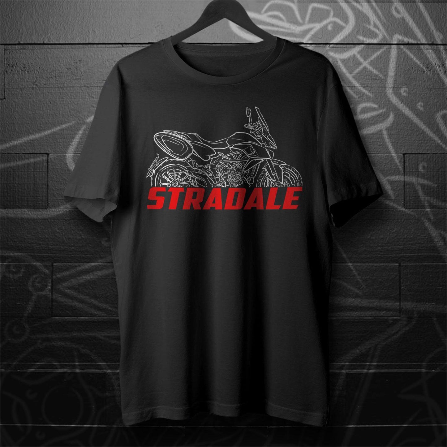 MV Agusta Stradale 800 2015 - 2017 Inspired T-Shirt - Motorcycle Tee Shirt for Riders