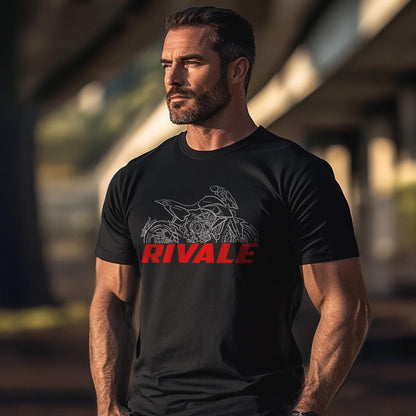 MV Agusta Rivale 800 2013 - 2018 Inspired T-Shirt - Motorcycle Tee Shirt for Riders