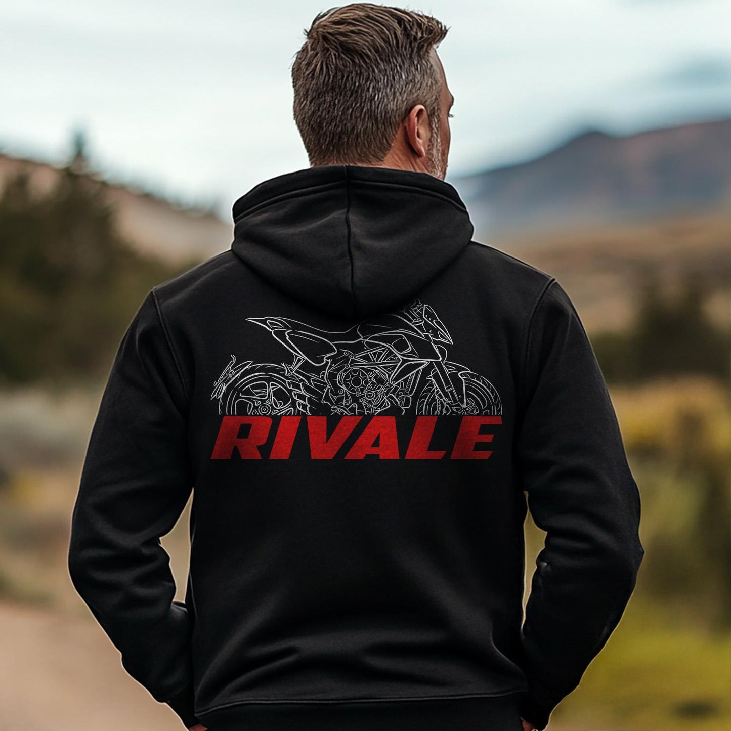 MV Agusta Rivale 800 2013 - 2018 Inspired Hoodie - Motorcycle Sweatshirt for Riders