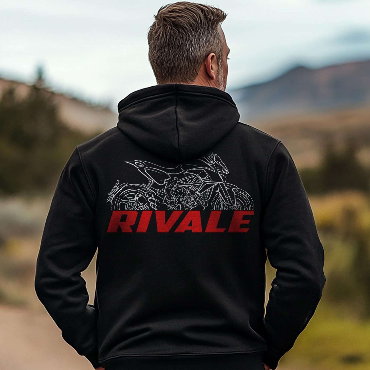 MV Agusta Rivale 800 2013 - 2018 Inspired Hoodie - Motorcycle Sweatshirt for Riders