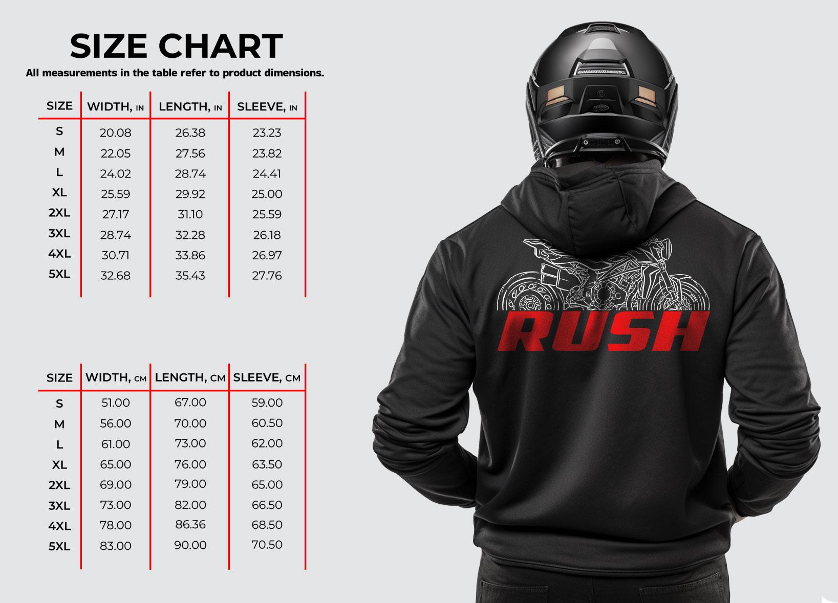 MV Agusta Rush 1000 Inspired Hoodie - Motorcycle Sweatshirt for Riders