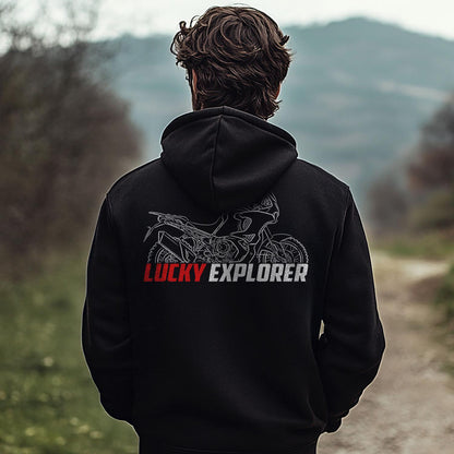 MV Agusta Lucky Explorer 9 Inspired Hoodie - Motorcycle Sweatshirt for Riders