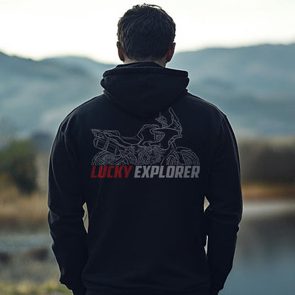 MV Agusta Lucky Explorer 5 Inspired Hoodie - Motorcycle Sweatshirt for Riders