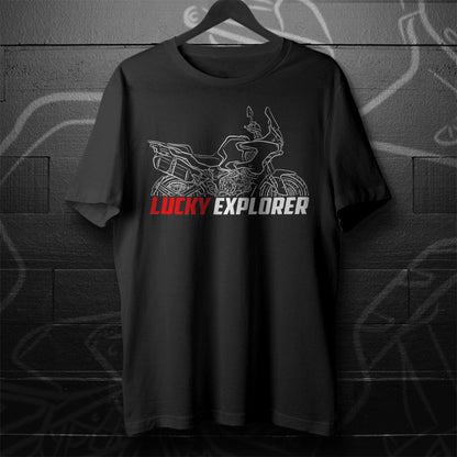 MV Agusta Lucky Explorer 5 Inspired T-Shirt - Motorcycle Tee Shirt for Riders