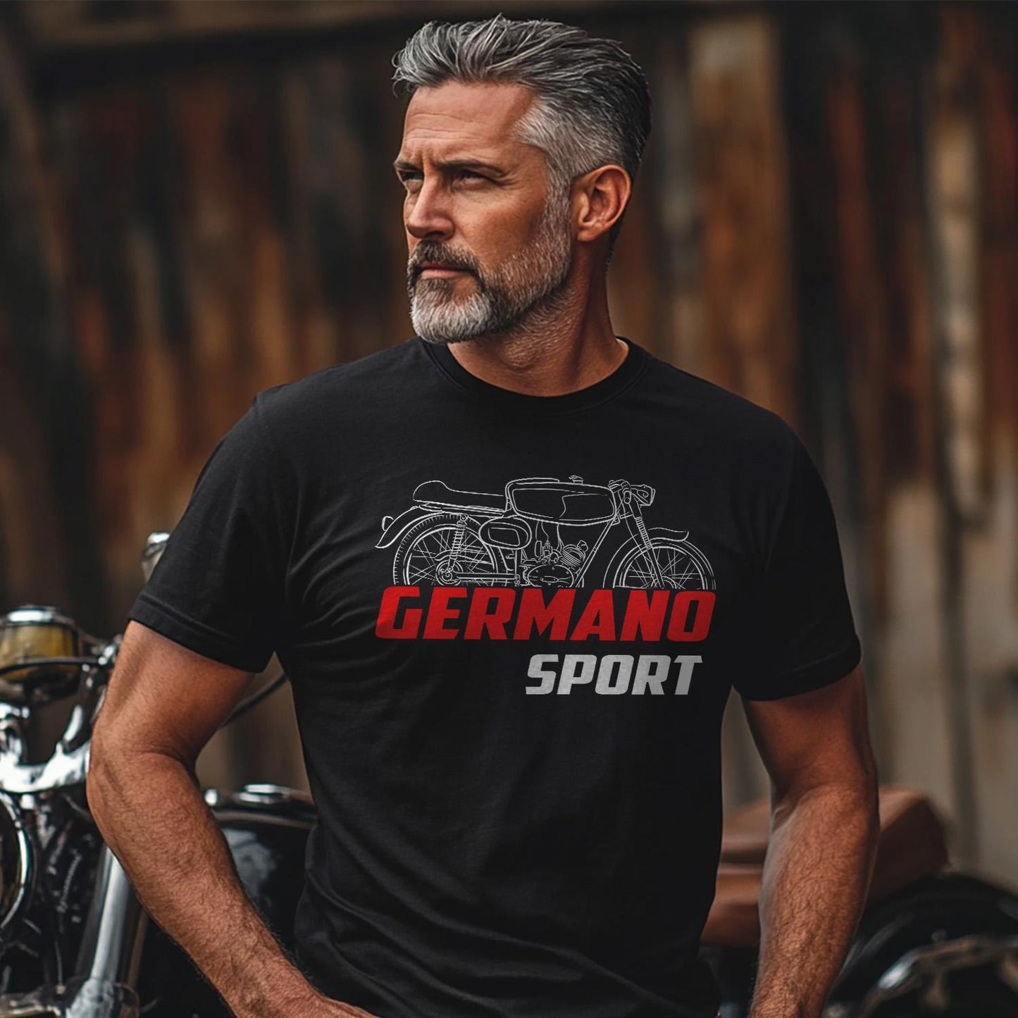 MV Agusta Germano Sport Inspired T-Shirt - Motorcycle Tee Shirt for Riders