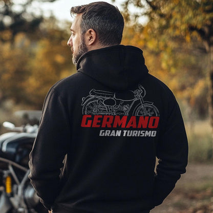 MV Agusta Germano Gran Turismo Inspired Hoodie - Motorcycle Sweatshirt for Riders