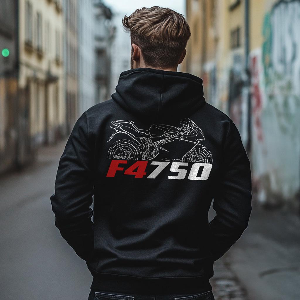 MV Agusta F4 750 1999 - 2004 Inspired Hoodie - Motorcycle Sweatshirt for Riders