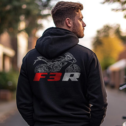 MV Agusta F3R 2023 - 2024 Inspired Hoodie - Motorcycle Sweatshirt for Riders