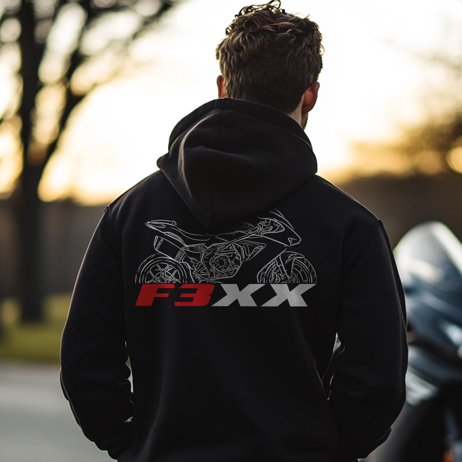 MV Agusta F3 XX 2020 Inspired Hoodie - Motorcycle Sweatshirt for Riders