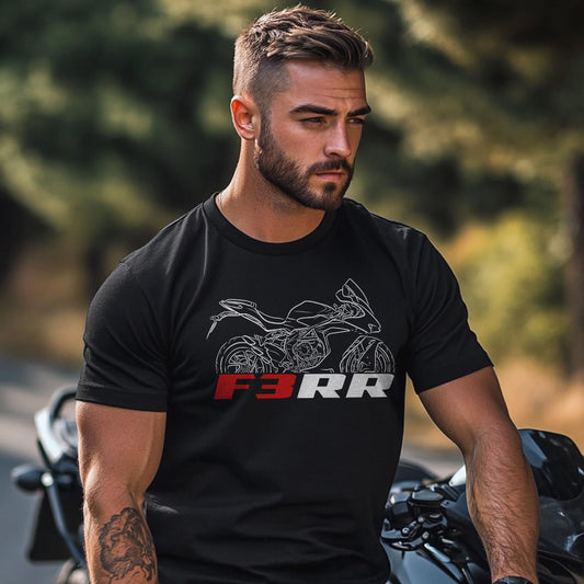 MV Agusta F3 RR 2022 - 2024 Inspired T-Shirt - Motorcycle Tee Shirt for Riders