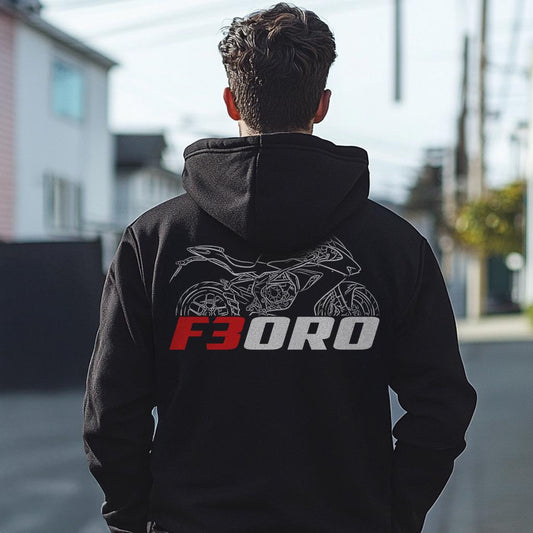 MV Agusta F3 Oro 2012 - 2013 Inspired Hoodie - Motorcycle Sweatshirt for Riders