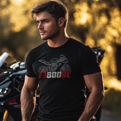 MV Agusta F3 800 RC Inspired T-Shirt - Motorcycle Tee Shirt for Riders