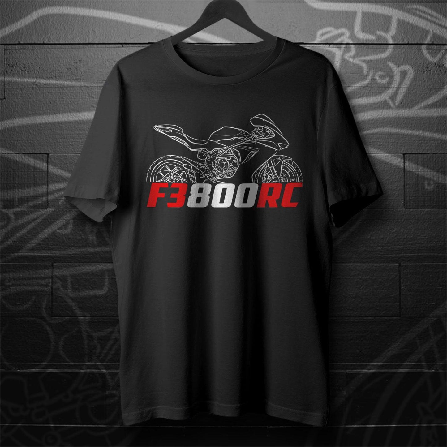 MV Agusta F3 800 RC Inspired T-Shirt - Motorcycle Tee Shirt for Riders