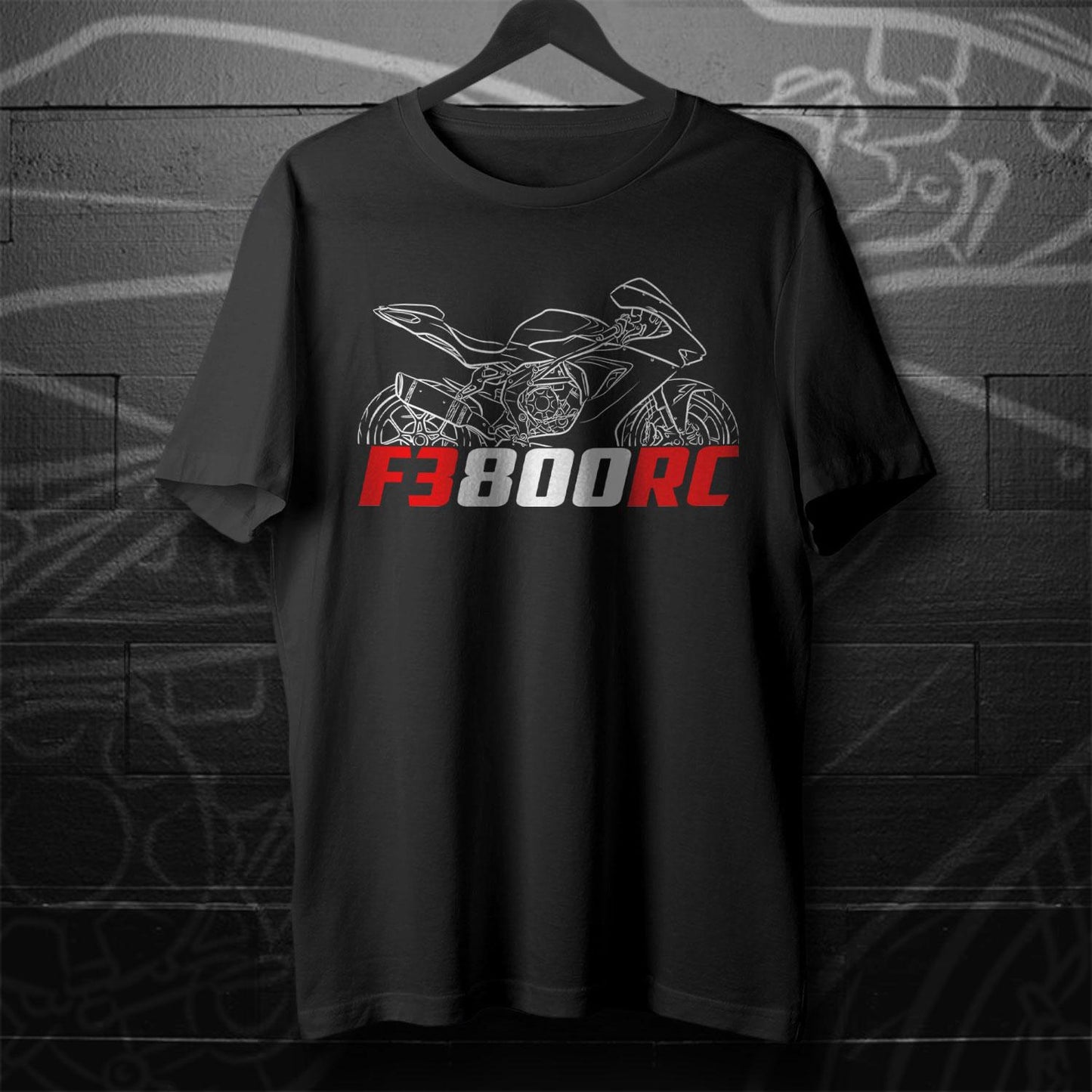 MV Agusta F3 800 RC Inspired T-Shirt - Motorcycle Tee Shirt for Riders