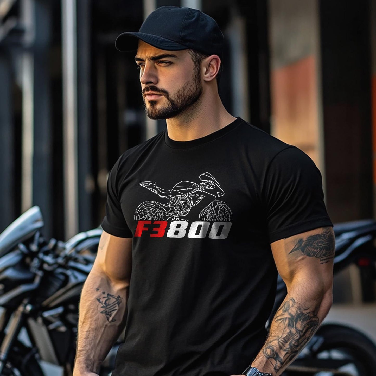 MV Agusta F3 800 2014 - 2019 Inspired T-Shirt - Motorcycle Tee Shirt for Riders