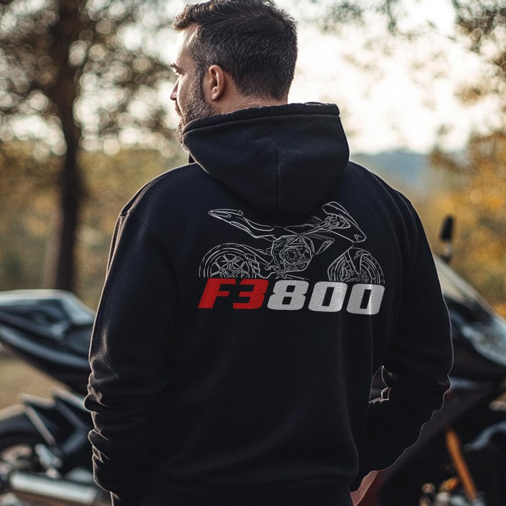 MV Agusta F3 800 2014 - 2019 Inspired Hoodie - Motorcycle Sweatshirt for Riders