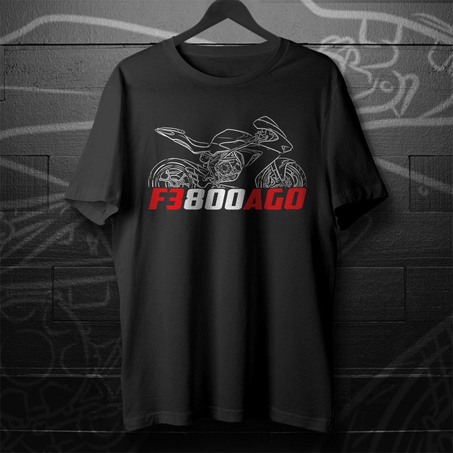 MV Agusta F3 800 AGO 2015 - 2016 Inspired T-Shirt - Motorcycle Tee Shirt for Riders