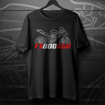 MV Agusta F3 800 AGO 2015 - 2016 Inspired T-Shirt - Motorcycle Tee Shirt for Riders