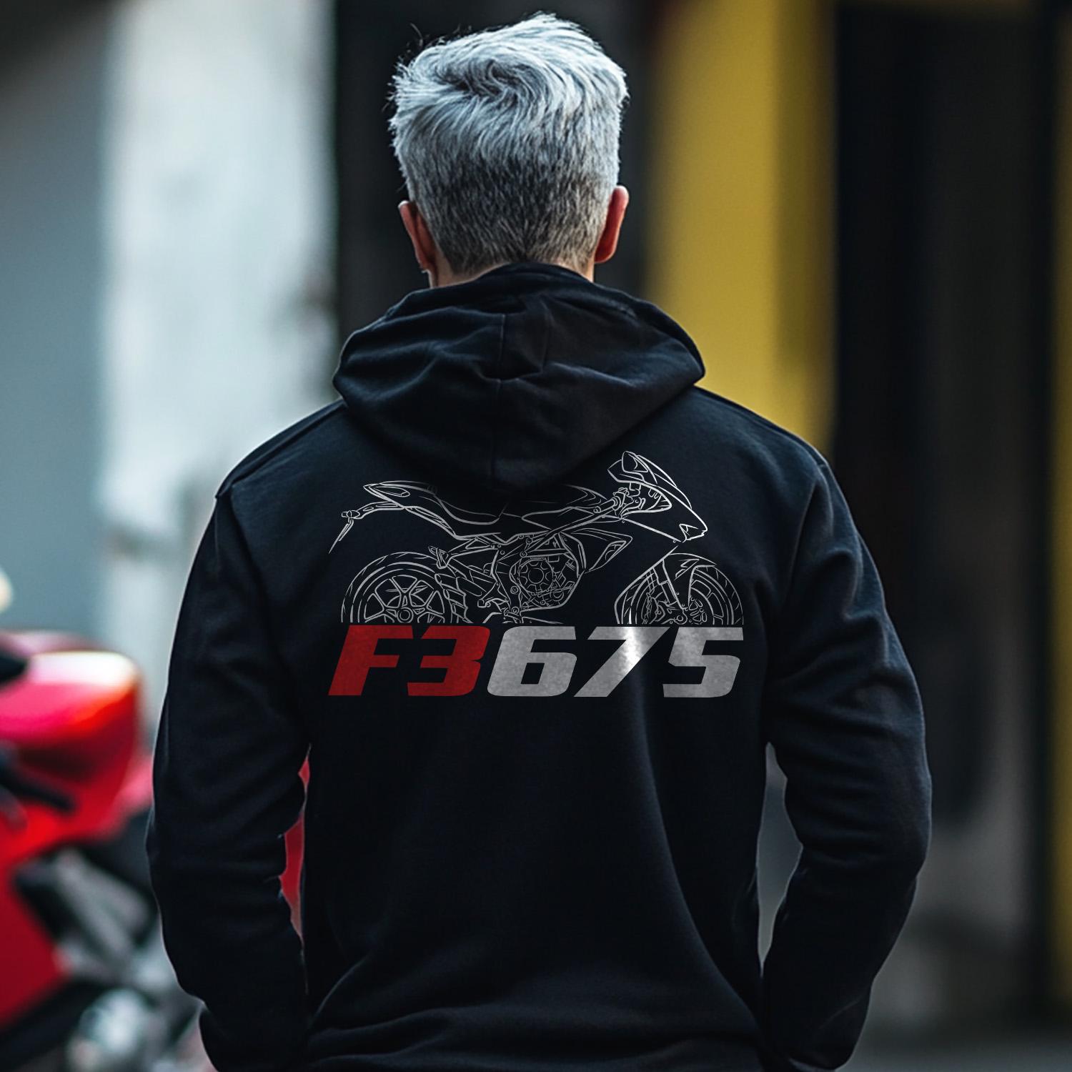 MV Agusta F3 675 2012 - 2014 Inspired Hoodie - Motorcycle Sweatshirt for Riders
