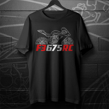 MV Agusta F3 675 RC Inspired T-Shirt - Motorcycle Tee Shirt for Riders