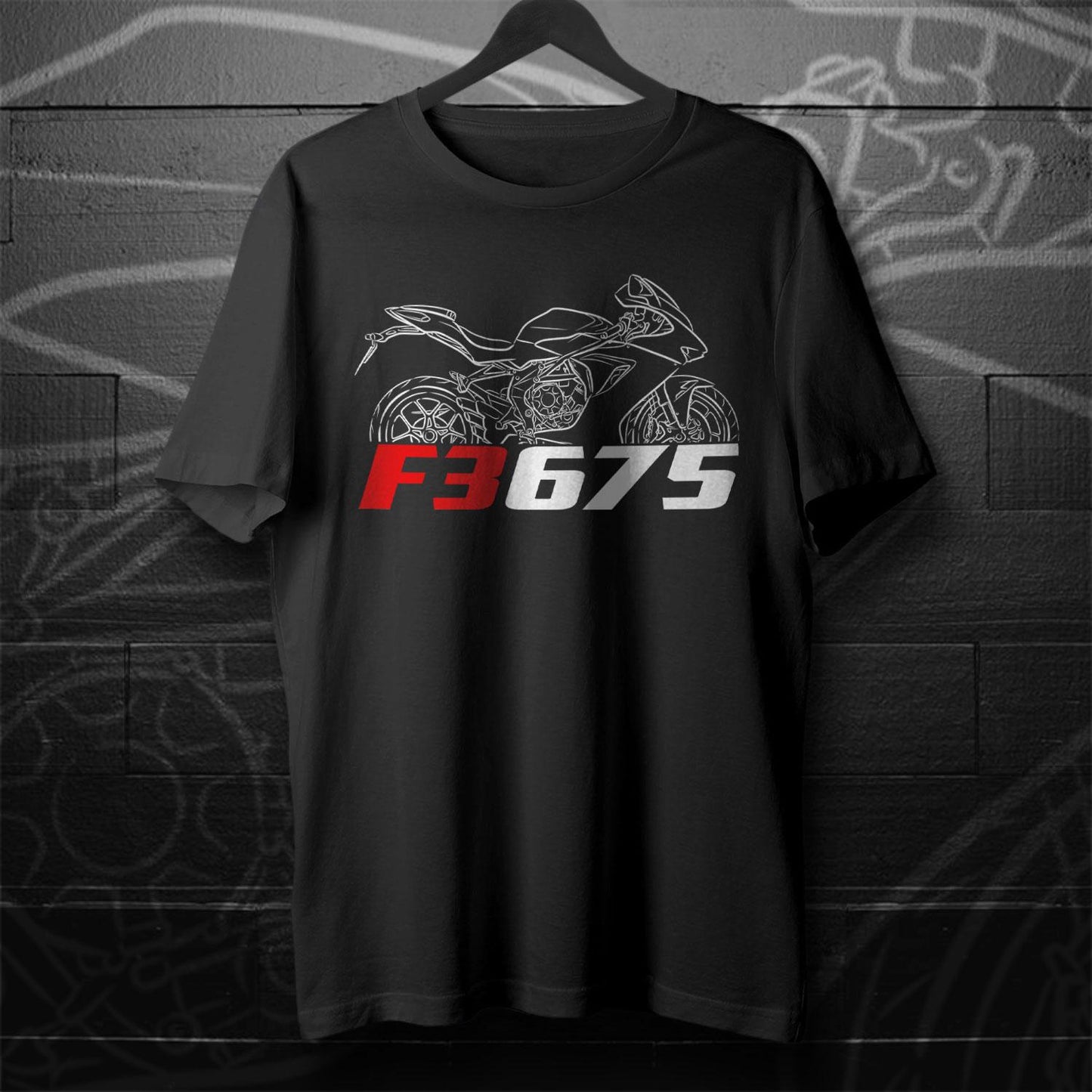 MV Agusta F3 675 2012 - 2014 Inspired T-Shirt - Motorcycle Tee Shirt for Riders
