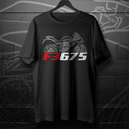 MV Agusta F3 675 2012 - 2014 Inspired T-Shirt - Motorcycle Tee Shirt for Riders