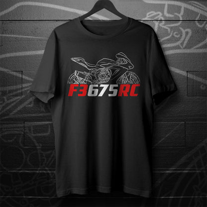 MV Agusta F3 675 RC Inspired T-Shirt - Motorcycle Tee Shirt for Riders