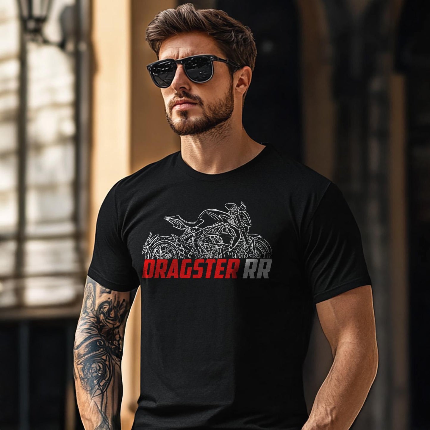 MV Agusta Dragster RR Inspired T-Shirt - Motorcycle Tee Shirt for Riders