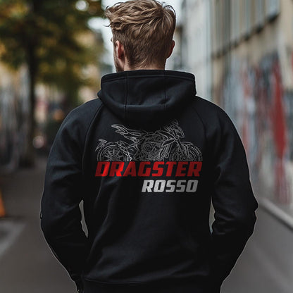 MV Agusta Dragster 800 Rosso 2020 - 2022 Inspired Hoodie - Motorcycle Sweatshirt for Riders