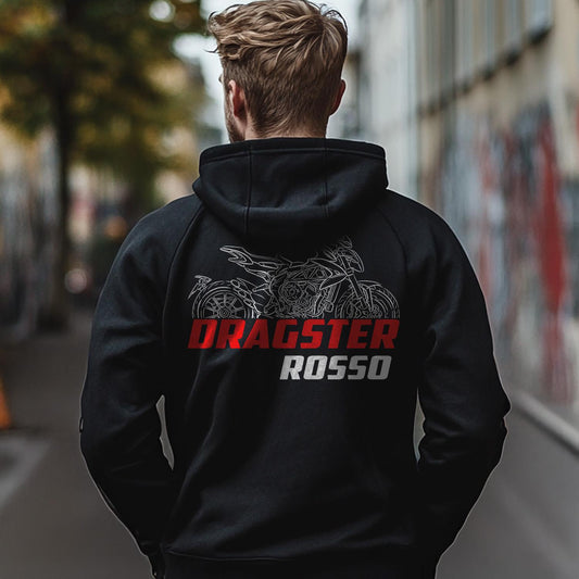 MV Agusta Dragster 800 Rosso 2020 - 2022 Inspired Hoodie - Motorcycle Sweatshirt for Riders