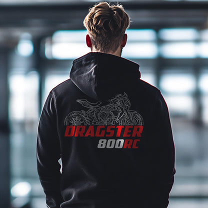 MV Agusta Dragster 800 RC Inspired Hoodie - Motorcycle Sweatshirt for Riders