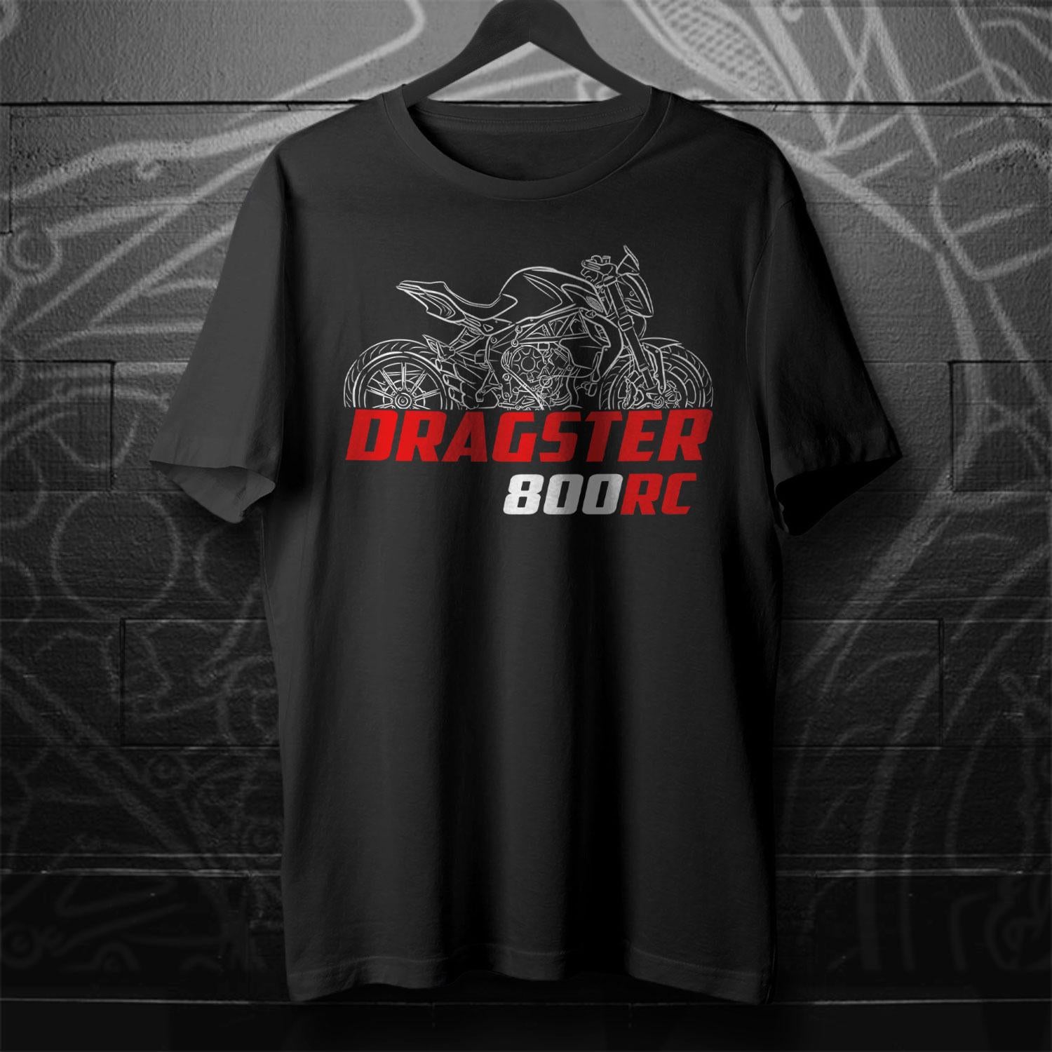 MV Agusta Dragster 800 RC Inspired T-Shirt - Motorcycle Tee Shirt for Riders
