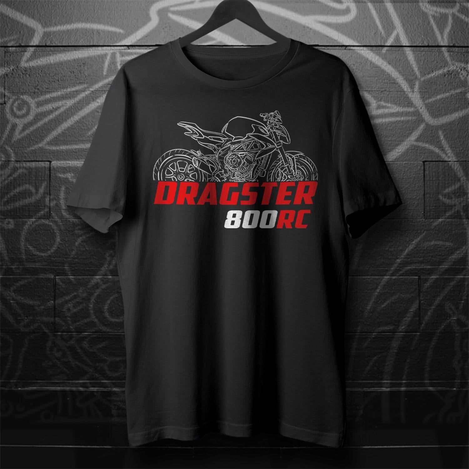 MV Agusta Dragster 800 RC Inspired T-Shirt - Motorcycle Tee Shirt for Riders
