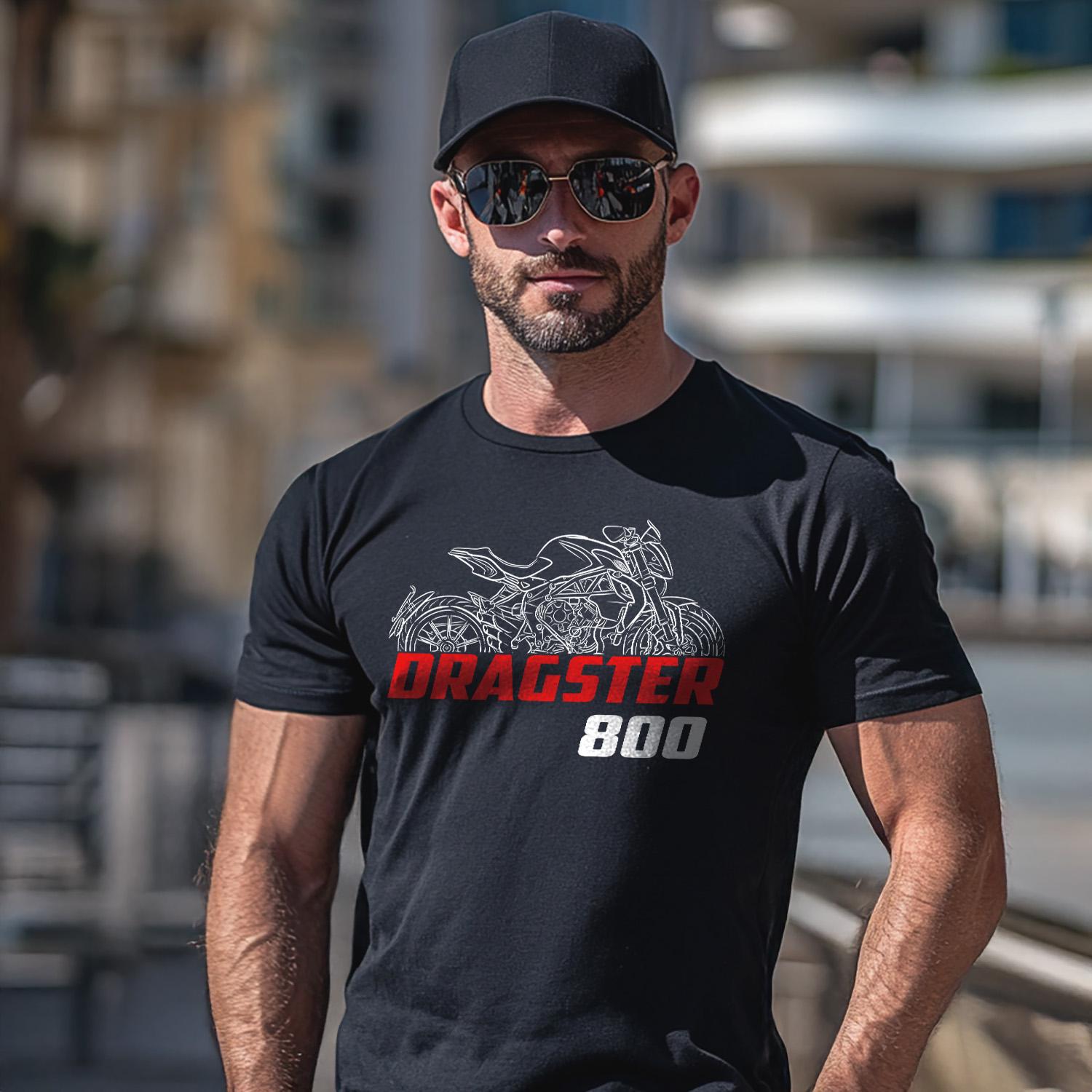 MV Agusta Dragster 800 2016 Inspired T-Shirt - Motorcycle Tee Shirt for Riders