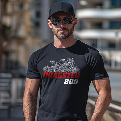 MV Agusta Dragster 800 2016 Inspired T-Shirt - Motorcycle Tee Shirt for Riders