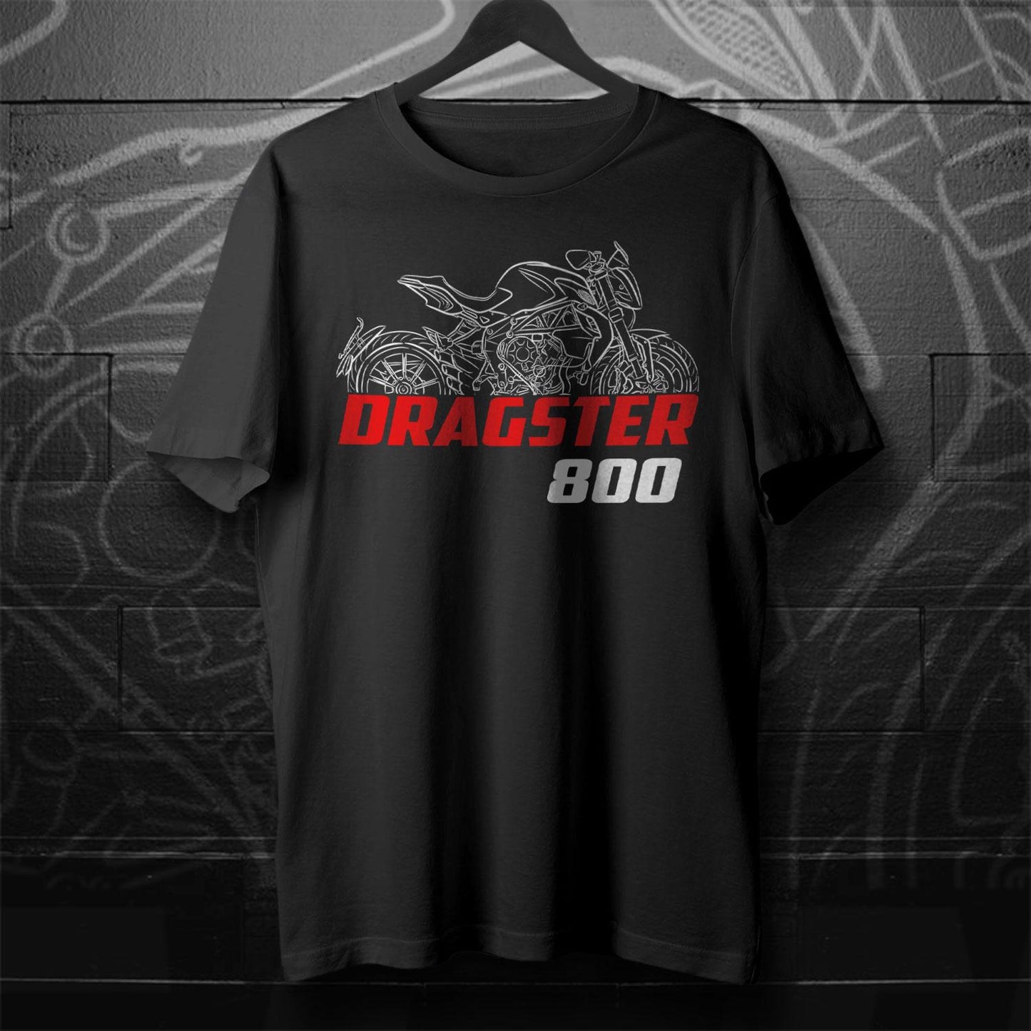 MV Agusta Dragster 800 2016 Inspired T-Shirt - Motorcycle Tee Shirt for Riders