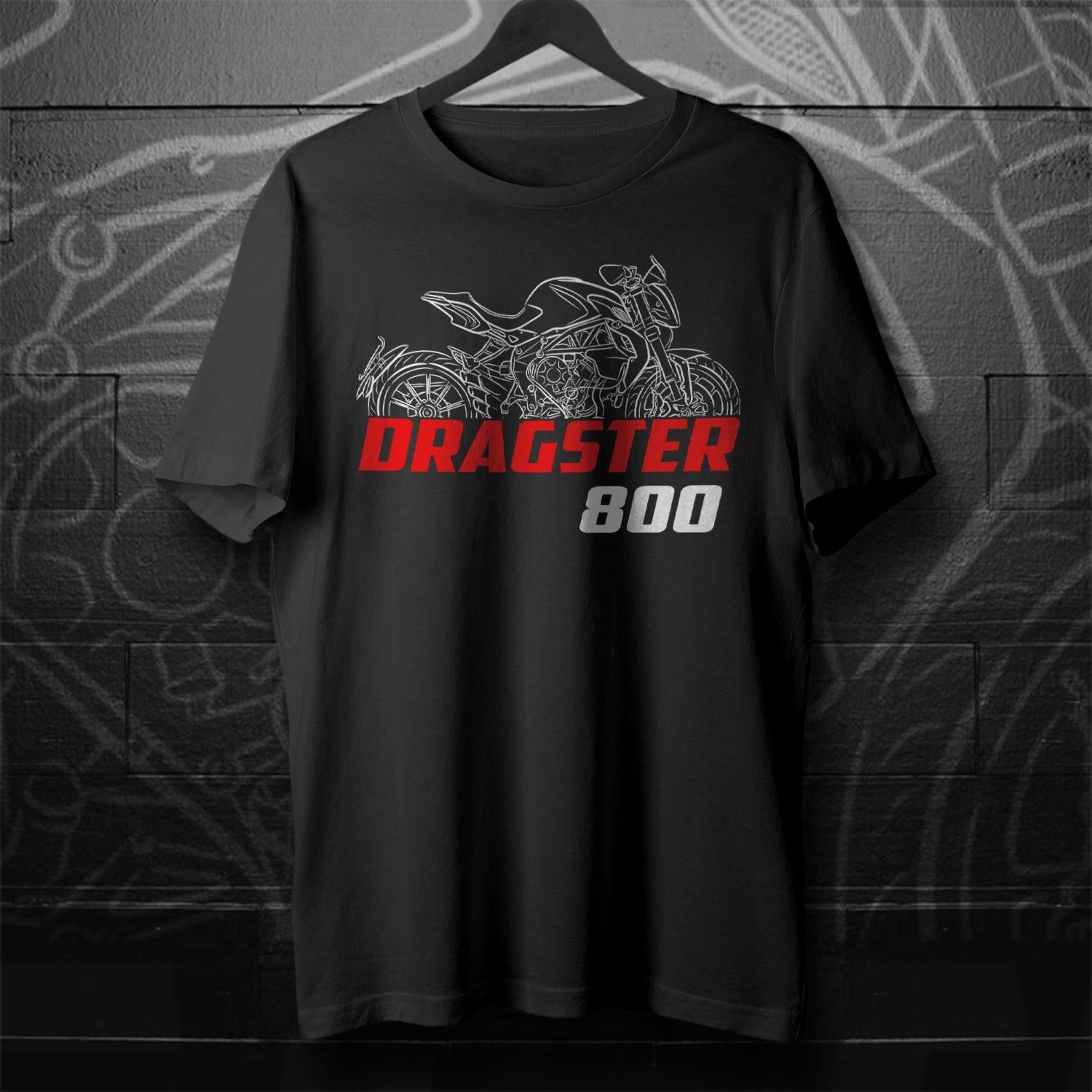 MV Agusta Dragster 800 2016 Inspired T-Shirt - Motorcycle Tee Shirt for Riders