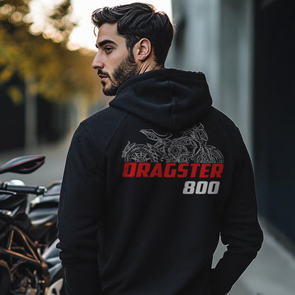 MV Agusta Dragster 800 2016 Inspired Hoodie - Motorcycle Sweatshirt for Riders