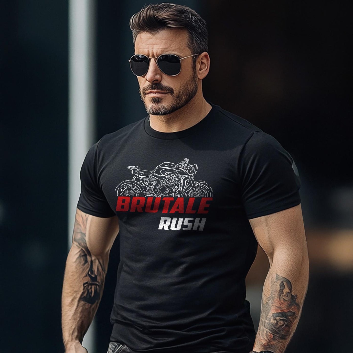 MV Agusta Brutale Rush 2020 - 2024 Inspired T-Shirt - Motorcycle Tee Shirt for Riders