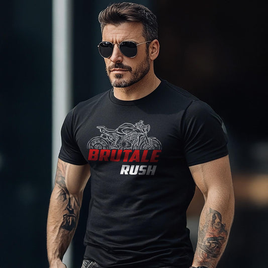MV Agusta Brutale Rush 2020 - 2024 Inspired T-Shirt - Motorcycle Tee Shirt for Riders