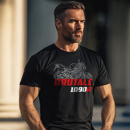 MV Agusta Brutale 1090 R 2012 Inspired T-Shirt - Motorcycle Tee Shirt for Riders