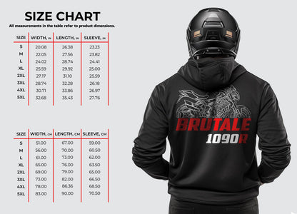 MV Agusta Brutale 1090 R 2012 Inspired Hoodie - Motorcycle Sweatshirt for Riders