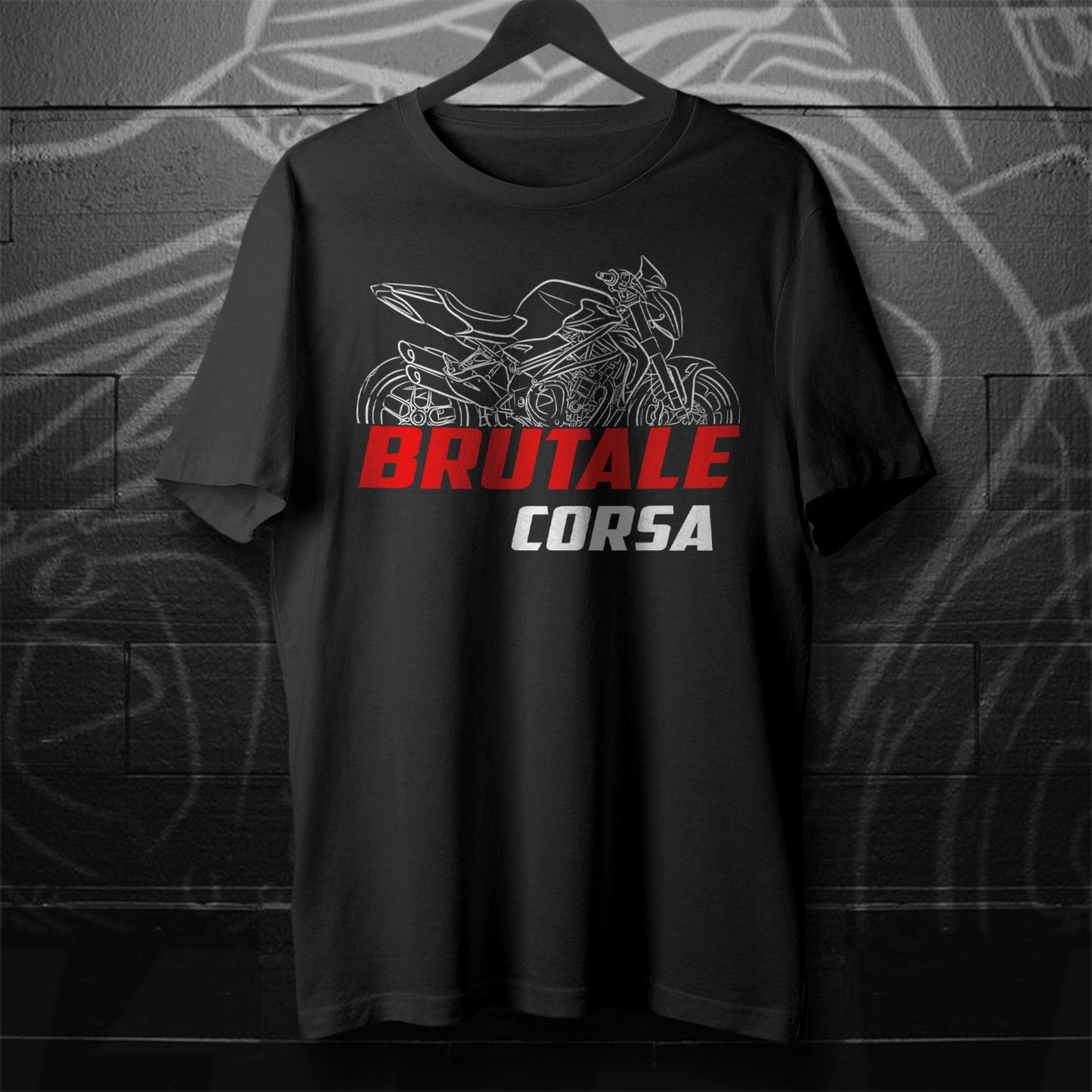 MV Agusta Brutale 1090 Corsa 2014 - 2016 Inspired T-Shirt - Motorcycle Tee Shirt for Riders