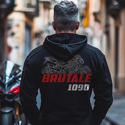MV Agusta Brutale 1090 | 1090R & 1090RR 2013 - 2016 Inspired Hoodie - Motorcycle Sweatshirt for Riders
