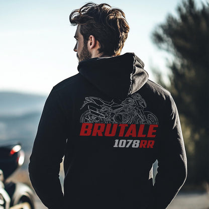 MV Agusta Brutale 1078 RR 2008 - 2009 Inspired Hoodie - Motorcycle Sweatshirt for Riders